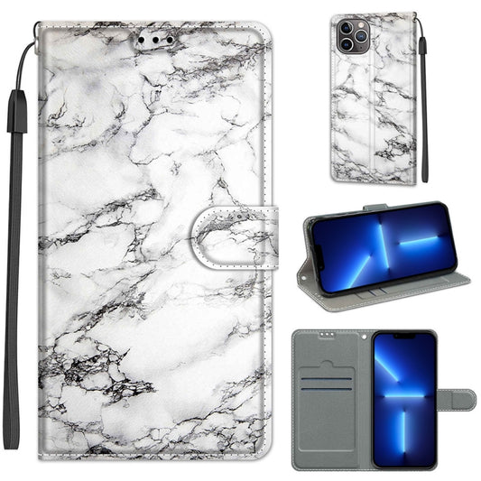 Voltage Colored Drawing Magnetic Clasp Horizontal Flip PU Leather Case with Holder & Card Slots, For iPhone 13 Pro Max