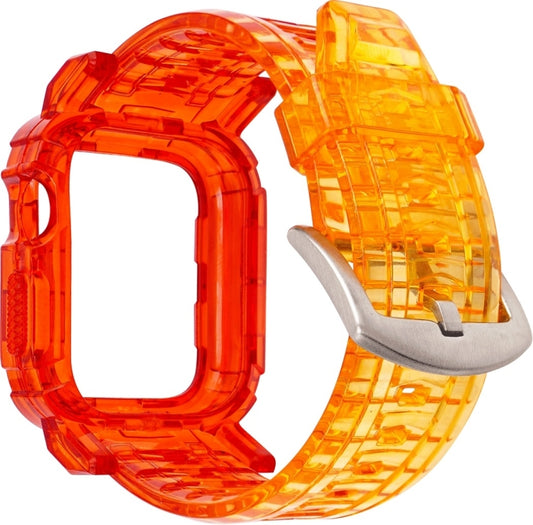 Gradient TPU Integrated Case Strap For Apple Watch Series 9 / 8 / 7 45mm / 6 / 5 / 4 / Watch SE 44mm / Watch 42mm