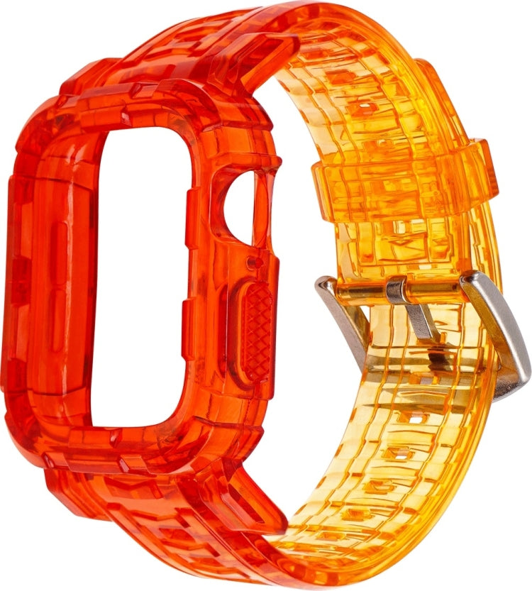 Gradient TPU Integrated Case Strap For Apple Watch Series 9 / 8 / 7 45mm / 6 / 5 / 4 / Watch SE 44mm / Watch 42mm