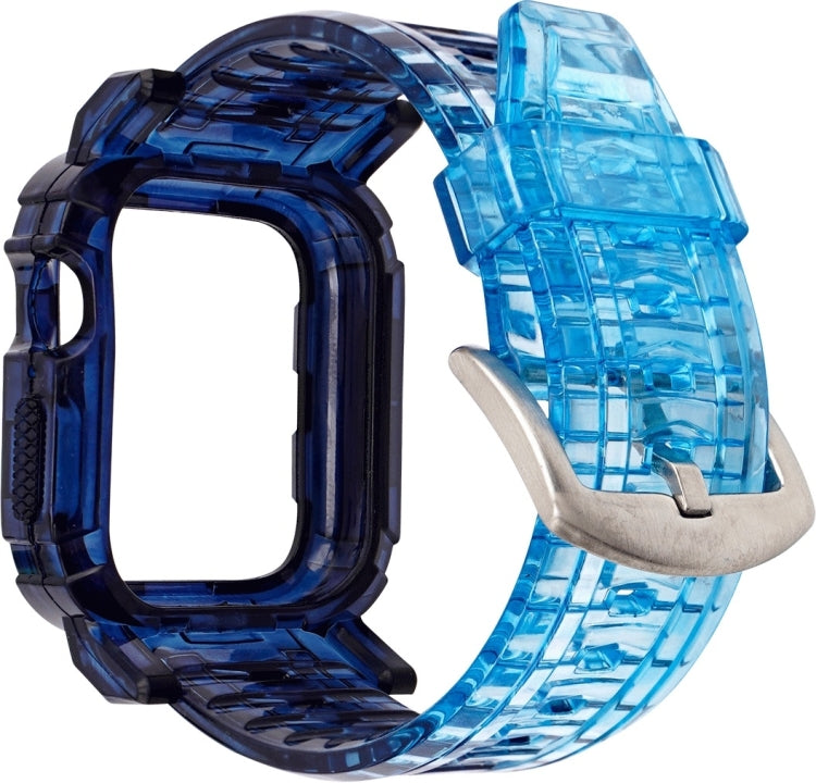 Gradient TPU Integrated Case Strap For Apple Watch Series 9 / 8 / 7 45mm / 6 / 5 / 4 / Watch SE 44mm / Watch 42mm