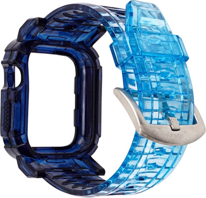 Gradient TPU Integrated Case Strap For Apple Watch Series 9 / 8 / 7 45mm / 6 / 5 / 4 / Watch SE 44mm / Watch 42mm