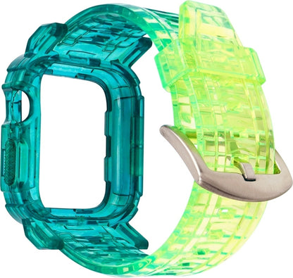 Gradient TPU Integrated Case Strap For Apple Watch Series 9 / 8 / 7 45mm / 6 / 5 / 4 / Watch SE 44mm / Watch 42mm