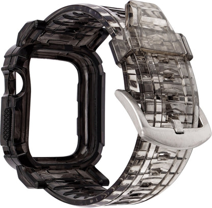 Gradient TPU Integrated Case Strap For Apple Watch Series 9 / 8 / 7 45mm / 6 / 5 / 4 / Watch SE 44mm / Watch 42mm