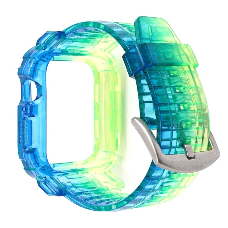 Gradient TPU Integrated Case Strap For Apple Watch Series 9 / 8 / 7 45mm / 6 / 5 / 4 / Watch SE 44mm / Watch 42mm
