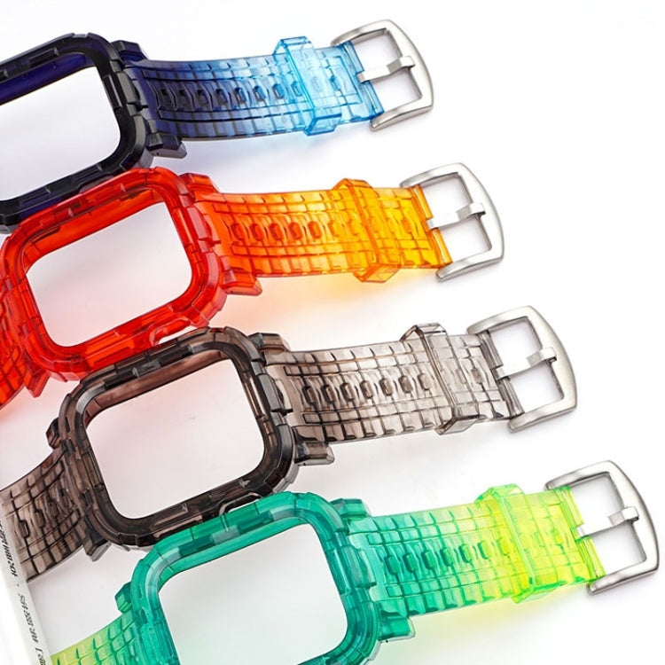 Gradient TPU Integrated Case Strap For Apple Watch Series 9 / 8 / 7 45mm / 6 / 5 / 4 / Watch SE 44mm / Watch 42mm