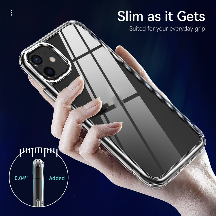 TPU + PC Transparent Shockproof Protective Case, For iPhone 11, For iPhone 11 Pro, For iPhone 11 Pro Max, For iPhone 12 Pro Max, For iPhone 12 Pro, For iPhone 12