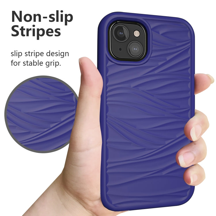 Wave Pattern 3 in 1 Silicone + PC Shockproof Protective Case, For iPhone 13 mini, For iPhone 13, For iPhone 13 Pro, For iPhone 13 Pro Max