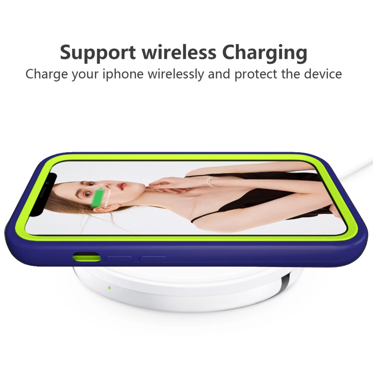 Wave Pattern 3 in 1 Silicone + PC Shockproof Protective Case, For iPhone 13 mini, For iPhone 13, For iPhone 13 Pro, For iPhone 13 Pro Max