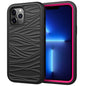 Wave Pattern 3 in 1 Silicone + PC Shockproof Protective Case, For iPhone 13 mini, For iPhone 13, For iPhone 13 Pro, For iPhone 13 Pro Max