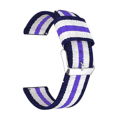 For Samsung Galaxy Watch4 40/44mm & Watch4 Classic 42/46mm Split Nylon Replacement Strap Watchband
