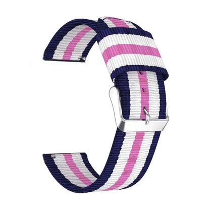 For Samsung Galaxy Watch4 40/44mm & Watch4 Classic 42/46mm Split Nylon Replacement Strap Watchband