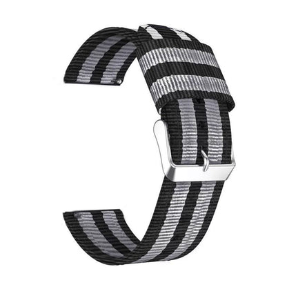 For Samsung Galaxy Watch4 40/44mm & Watch4 Classic 42/46mm Split Nylon Replacement Strap Watchband