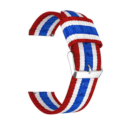 For Samsung Galaxy Watch4 40/44mm & Watch4 Classic 42/46mm Split Nylon Replacement Strap Watchband