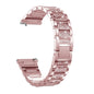 Three-beads Diamond Steel Replacement Strap Watchband