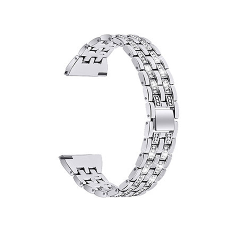 For Samsung Smart Watch Double Rows Diamond Steel Replacement Strap Watchband