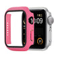 Shockproof PC+Tempered Glass Protective Case with Packed Carton For Apple Watch 44mm(Orange)