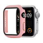 Shockproof PC+Tempered Glass Protective Case with Packed Carton For Apple Watch 44mm(Orange)