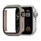 Shockproof PC+Tempered Glass Protective Case with Packed Carton For Apple Watch 44mm(Orange)