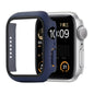 Shockproof PC+Tempered Glass Protective Case with Packed Carton For Apple Watch 44mm(Orange)