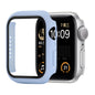 Shockproof PC+Tempered Glass Protective Case with Packed Carton For Apple Watch 44mm(Orange)