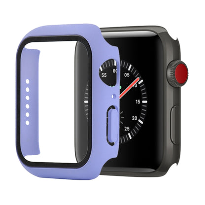 Shockproof PC+Tempered Glass Protective Case with Packed Carton For Apple Watch 44mm(Orange)