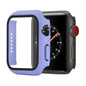 Shockproof PC+Tempered Glass Protective Case with Packed Carton For Apple Watch 44mm(Orange)