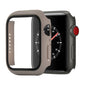 Shockproof PC+Tempered Glass Protective Case with Packed Carton For Apple Watch 44mm(Orange)