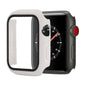 Shockproof PC+Tempered Glass Protective Case with Packed Carton For Apple Watch 44mm(Orange)
