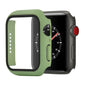 Shockproof PC+Tempered Glass Protective Case with Packed Carton For Apple Watch 44mm(Orange)