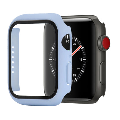 Shockproof PC+Tempered Glass Protective Case with Packed Carton For Apple Watch 44mm(Orange)