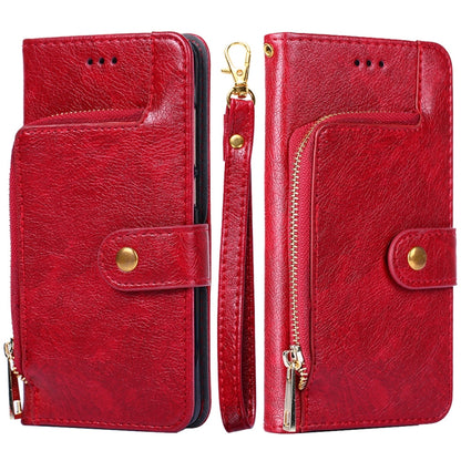 Zipper Bag PU + TPU Horizontal Flip Leather Case with Holder & Card Slot & Wallet & Lanyard, For iPhone 13 mini, For iPhone 13, For iPhone 13 Pro, For iPhone 13 Pro Max