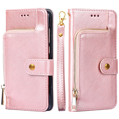 Zipper Bag PU + TPU Horizontal Flip Leather Case with Holder & Card Slot & Wallet & Lanyard, For iPhone 13 mini, For iPhone 13, For iPhone 13 Pro, For iPhone 13 Pro Max