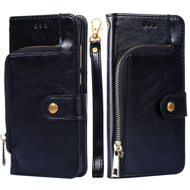Zipper Bag PU + TPU Horizontal Flip Leather Case with Holder & Card Slot & Wallet & Lanyard, For iPhone 13 mini, For iPhone 13, For iPhone 13 Pro, For iPhone 13 Pro Max