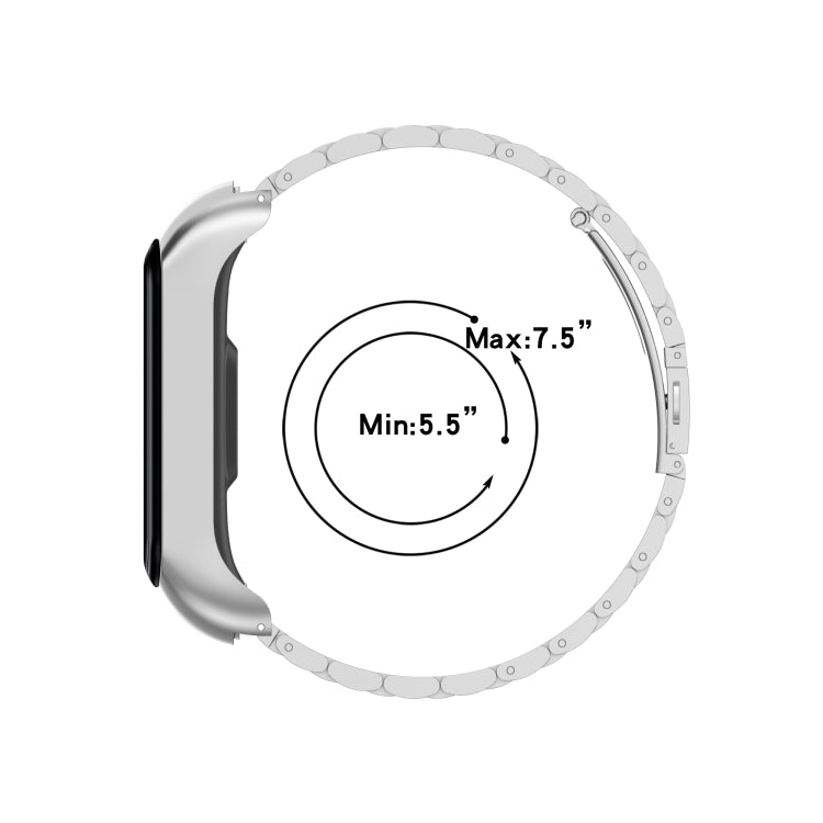 Three-beads Steel Replacement Strap Watchband