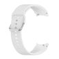 Silicone Silver Round Buckle Replacement Strap Watchband