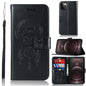 Wind Chime Owl Embossing Pattern Horizontal Flip Leather Case with Holder & Card Slots & Wallet, For iPhone 13 Pro Max, For iPhone 13 Pro, For iPhone 13