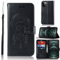 Wind Chime Owl Embossing Pattern Horizontal Flip Leather Case with Holder & Card Slots & Wallet, For iPhone 13 Pro Max, For iPhone 13 Pro, For iPhone 13