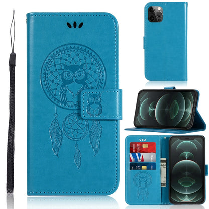 Wind Chime Owl Embossing Pattern Horizontal Flip Leather Case with Holder & Card Slots & Wallet, For iPhone 13 Pro Max, For iPhone 13 Pro, For iPhone 13