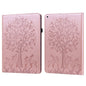 Tree & Deer Pattern Pressed Printing Horizontal Flip PU Leather Case with Holder & Card Slots & Sleep / Wake-up Function, For iPad Air 2020 / Pro 11 2020, For iPad Pro 10.5 2017 / 10.2 2019, For iPad 9.7 2018/2017/Air 2/Air, For iPad mini 5/4/3/2/1����...