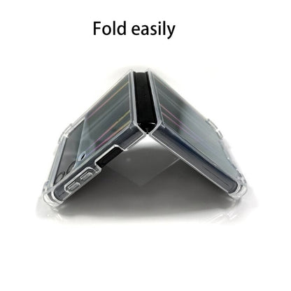 For Samsung Galaxy Z Flip4 Aurora PC + TPU Clear Four-corner Shockproof Phone Case