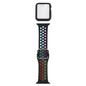 Silicone Replacement Strap Watchband + Protective Case with Screen Protector Set For Apple Watch Series