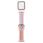 Silicone Replacement Strap Watchband + Protective Case with Screen Protector Set For Apple Watch Series