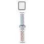 Silicone Replacement Strap Watchband + Protective Case with Screen Protector Set For Apple Watch Series