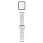 Silicone Replacement Strap Watchband + Protective Case with Screen Protector Set For Apple Watch Series