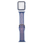 Silicone Replacement Strap Watchband + Protective Case with Screen Protector Set For Apple Watch Series