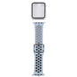 Silicone Replacement Strap Watchband + Protective Case with Screen Protector Set For Apple Watch Series