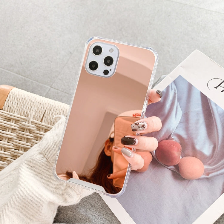 TPU + Acrylic Four Drop Luxury Plating Mirror Phone Case Cover, For iPhone 13 Pro Max, For iPhone 13 Pro
