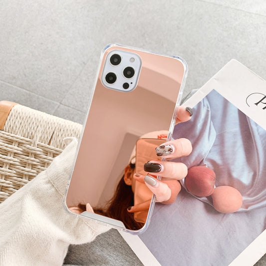 TPU + Acrylic Four Drop Luxury Plating Mirror Phone Case Cover, For iPhone 13 Pro Max, For iPhone 13 Pro