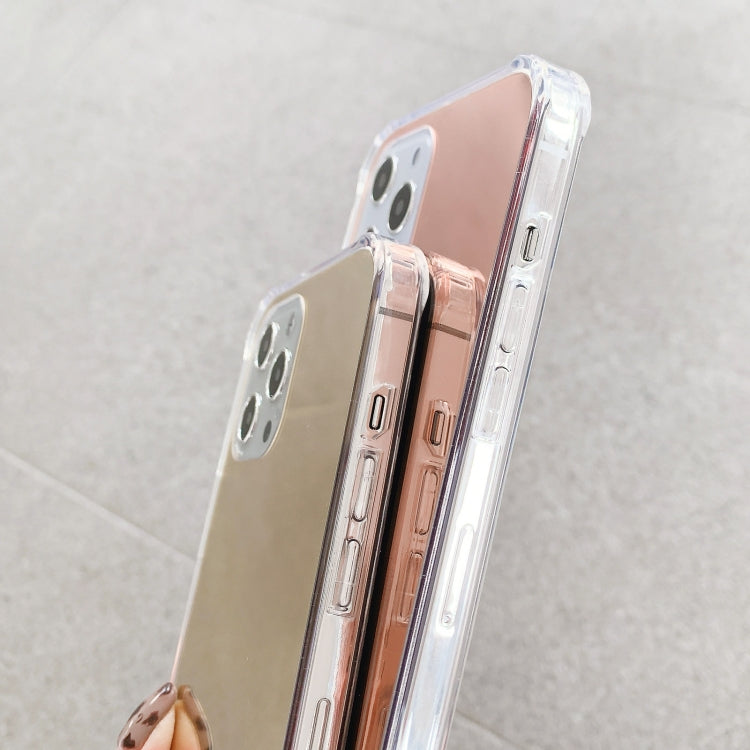 TPU + Acrylic Four Drop Luxury Plating Mirror Phone Case Cover, For iPhone 13 Pro Max, For iPhone 13 Pro