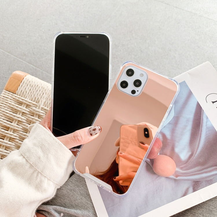 TPU + Acrylic Four Drop Luxury Plating Mirror Phone Case Cover, For iPhone 13 Pro Max, For iPhone 13 Pro